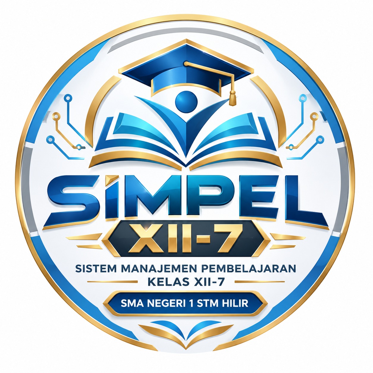 Logo SIMPEL Kelas XII-7 SMA Negeri 1 STM Hilir